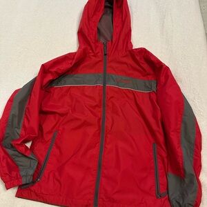 Columbia Boys’ (14/16) red hooded jacket
